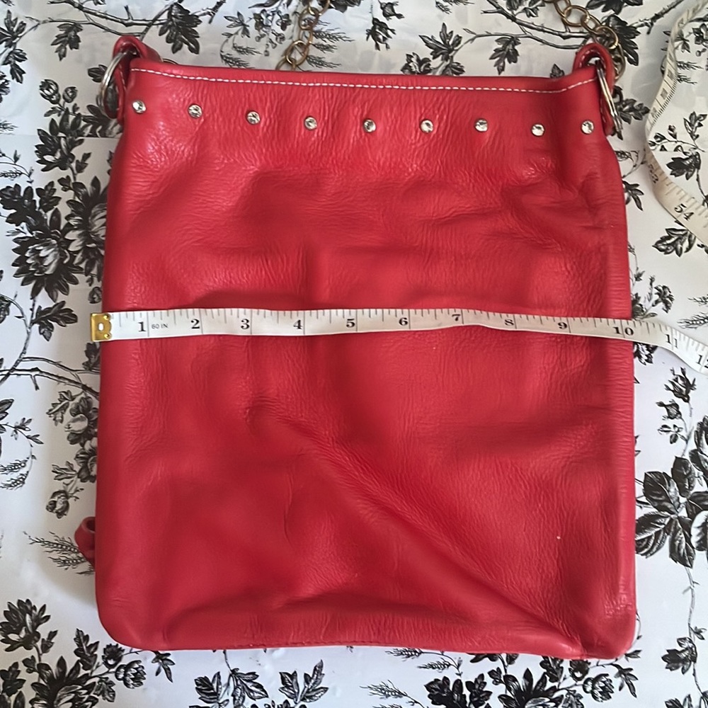 Moonstruck leather funky retro handbag